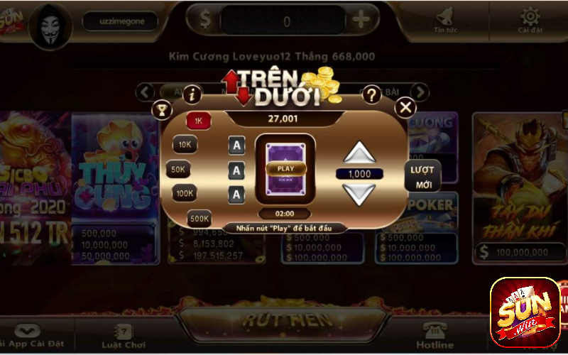 game Trên dưới